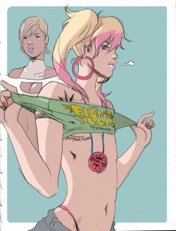 royalboiler:  Sketchbook drawing of   Dmitrys  character Peach