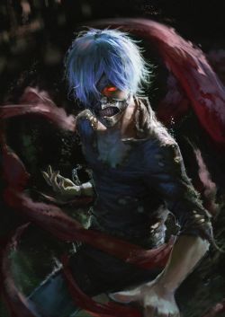 creaturesfromdreams:      Kaneki Ken (Tokyo Ghoul) by Xiao botong
