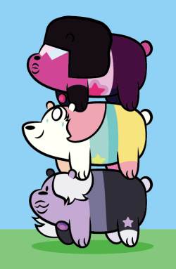 bebopbop:  We Bear Bears and Steven Universe Crossover quick