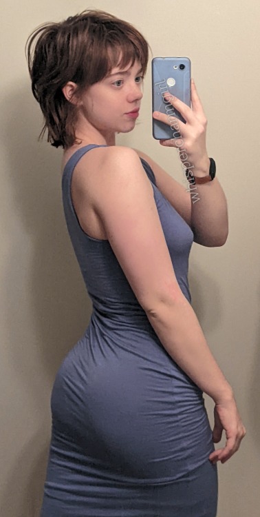 Same blue dress, new haircut to go with it, what do you think?