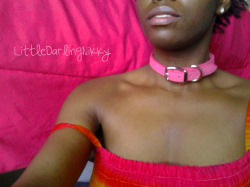 littledarlingnikky:  🎀My consideration collar. I’m so excited