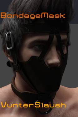 Vunter Slaush has a new leather mask for your bondage adventures!