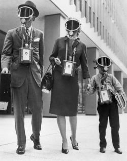 danismm:    Cold War: Gas Mask Fashion   