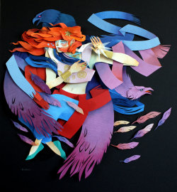 supersonicart:  Morgana Wallace’s Paper Art. Incredibly well