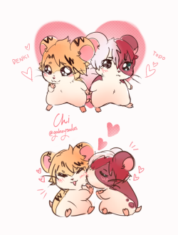 galaxysodas:  Hamtaro crossover! For Todokami 60 min prompt: