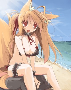 smitten-kitten-nya:  Lets enjoy the beach together Master!