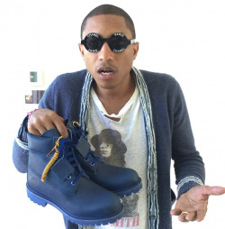 redbullopencircle:  PHARRELL E LE NUOVE TIMBERLAND BLUE BOOT