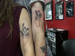 1337tattoos:  @liquid-mindss &amp; @z4ngoose  Couple tattoos.Â submitted byÂ http://liquid-mindss.tumblr.com