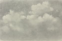 blastedheath:  Vija Celmins (b. 1939), Clouds No. 2, 1965-67.