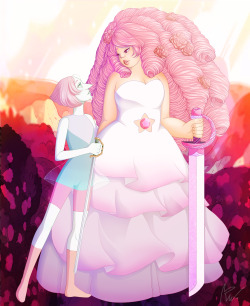 pastelfantastel:  rosepearl drawing bc i’m stressed 