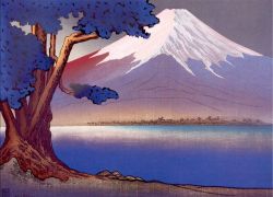  Sunrise at Fujiyama, 1928     Lilian May Miller 