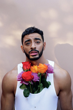 westwallys:Laith Ashley photographed by Luke Austin for Gay Times