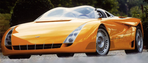carsthatnevermadeit:  Ferrari F100r, 1999 byÂ Fioravanti. A roadster version of their earlier Ferrari concept which also had a rear spoiler that doubled as an air brake and a futuristic interiorÂ 