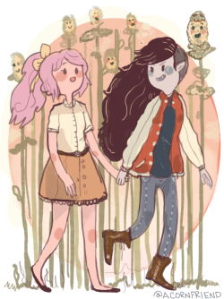 shannonarts:  just two girlfriends out on a corn maze date 