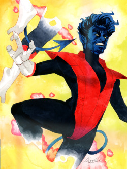 redcell6:  Nightcrawler  illustrated by Kevin Wada 