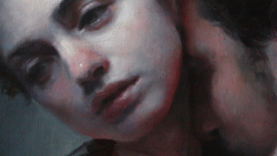 closeupofpaintings: Maria Kreyn - Alone Together, 2012 (detail)