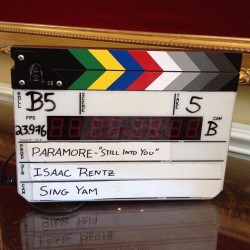 paramore:  ‘Still Into You’ video shoot today. #paramore