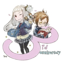 satoshi-mochida:  Bravely Second 3rd anniversary official art