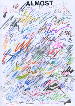 supeready: Nicolas Geiser - Almost, 2015, stylo sur papier, 29,7