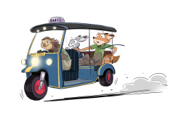 fawnv:  Super honored to get to draw exclusive Zootopia images