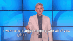 ellendegeneres:  “That came out wrong. I want to talk with