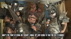 murdercitymads:  Love advice from GWAR!  And it works for women