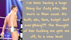wrestlingssexconfessions:  I’ve been having a huge thing for