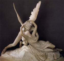 the-yawning-marshmallow:   Psyche awakened by her lover Cupid,