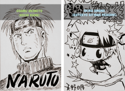 noct-caelum:  Popular Mangaka draw Naruto (10th Anniversary)