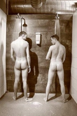 sublimecock:  Their Eyes Were Watching Cock/1024.  Vintage shower