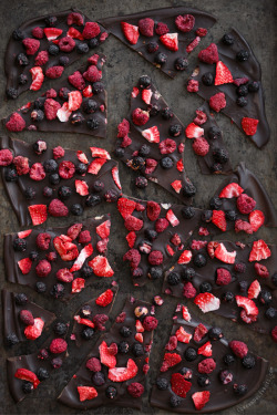 bendinghertomywill:  Fruity Dark Chocolate Bark…RECIPE
