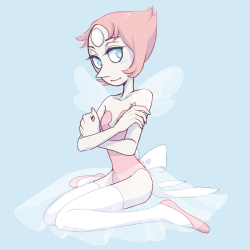 odjn:  Pearl in an outfit inspired by yellow and blue Pearl 