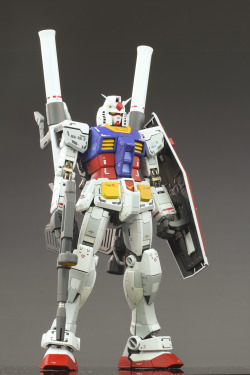 gunjap:  MG 1/100 RX-78-2 Gundam Ver.3.0: Latest Work by jhshock.