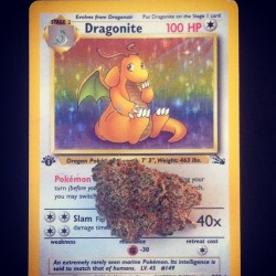 weedporndaily:  Dragonite & Tropical Haze sent in by @woodgraincheyne