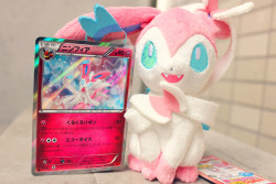 chookypooh:  That Sylveon card is so shiny and pretty I love