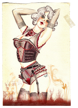 lilygoat:    pinups from hell    Clara Imperatrice  