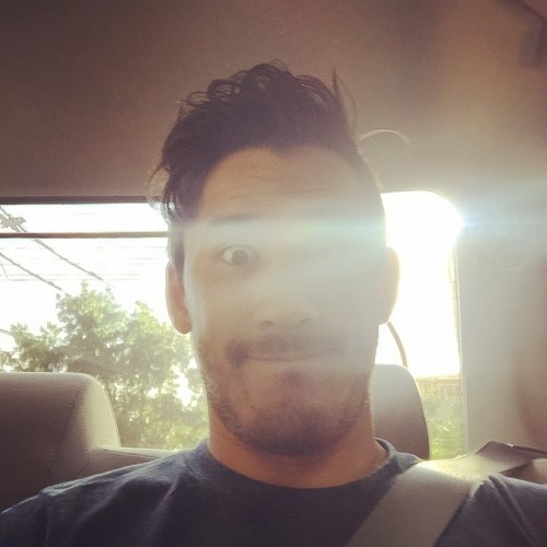 This damn sun got in the way of my selfie! BLOW IT UP!!