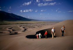 natgeofound:  Giant dunes sculpted by the wind present a challenge