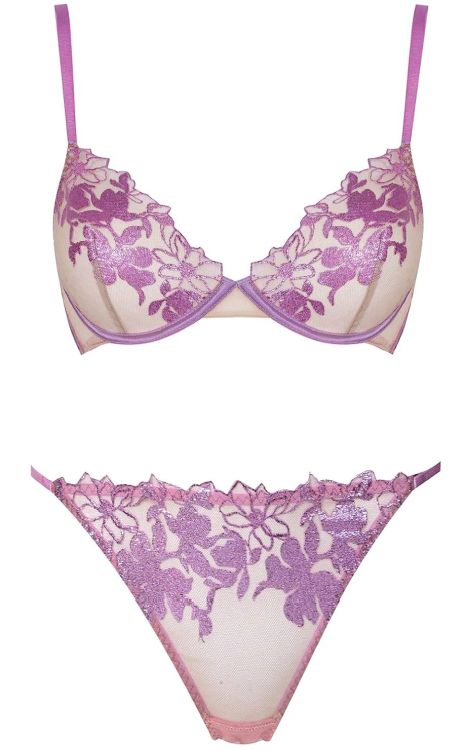 martysimone:Myla London | Conduit Mews • lilac sparkling foil