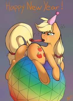 ratofponi:  Applejack partied a little bit too much to celebrate