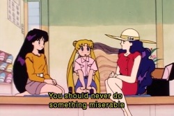 carefreeblackho:  sailor-moon-reacts:  Sailor Moon has been talking