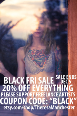 SALE at my print store! 20% off EVERYTHING! code: “BLACK”