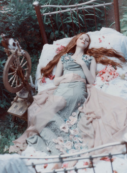 existentialistbarbie:  Sleeping Beauty by antiquecameo  