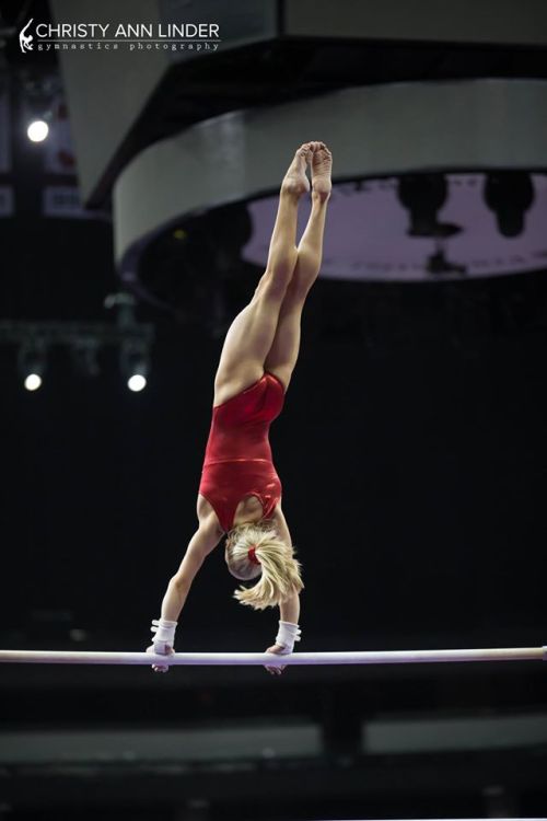 usagymnastics: Riley McCusker (USA) Podium Training for the 2017 American Cup (x) 