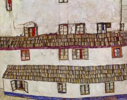 artist-schiele:  Windows (Facade of a House), 1914, Egon SchieleMedium: