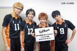 11/14 Hyper Projection Theater ã€ŒHaikyuu!!ã€ which kicked off with the Tokyo performances, thanks to the warm support of everyone, will successfully end today!Truly thank you very much! The next are the Osaka performances!We humbly request your continue