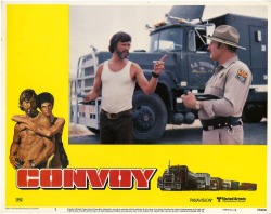 badfoxyseven:  “Convoy” Lobby Card (1978)  GRINDHOUSE