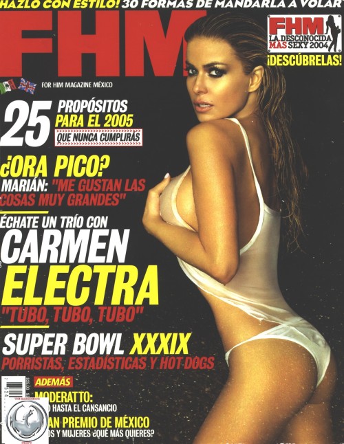   Carmen Electra - Hemeroteca (134 Fotos HQ)Carmen Electra desnuda en las revistas Playboy y FHM (Hemeroteca). Tara Leigh Patrick (Cincinnati, Ohio, Estados Unidos, 20 de abril de 1972) mejor conocida como Carmen Electra es una actriz, modelo, cantante