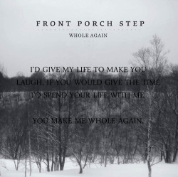 bbasement:  Front Porch Step // Whole Again Edit only by me