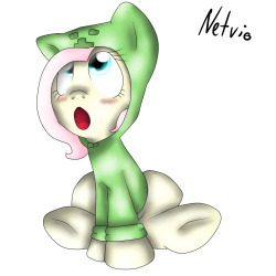 madame-fluttershy:  Gift:CreepyShy by Netvio  HNNNNG <3